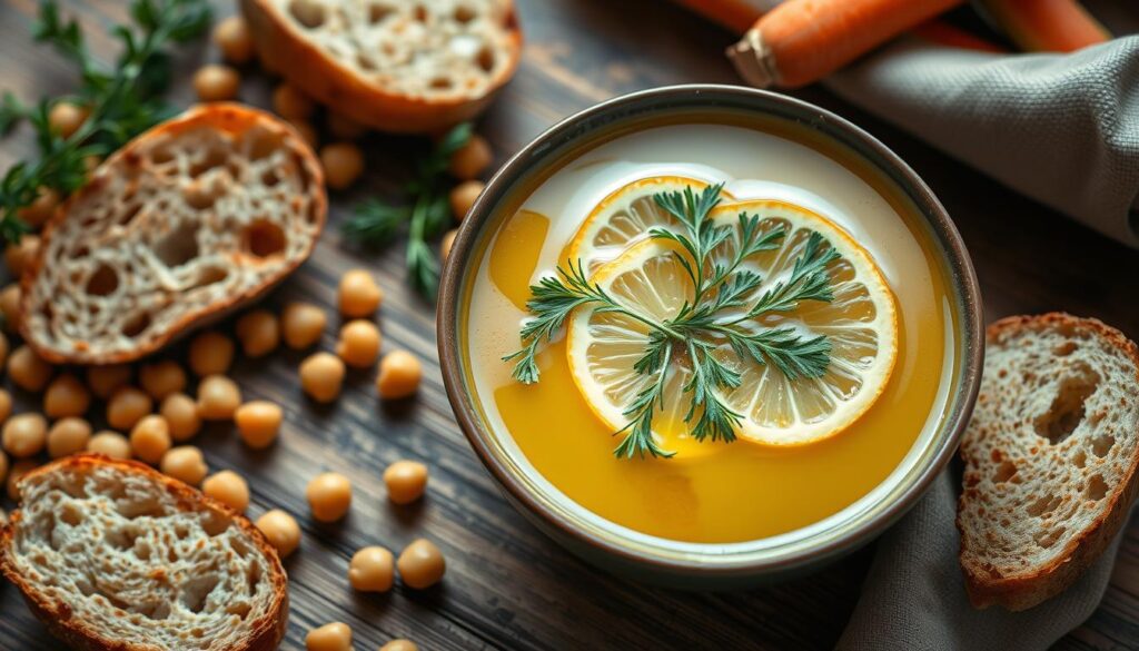 chickpea lemon soup