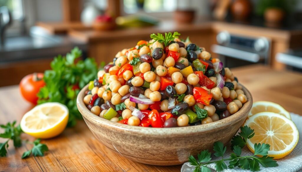 dense bean salad recipe