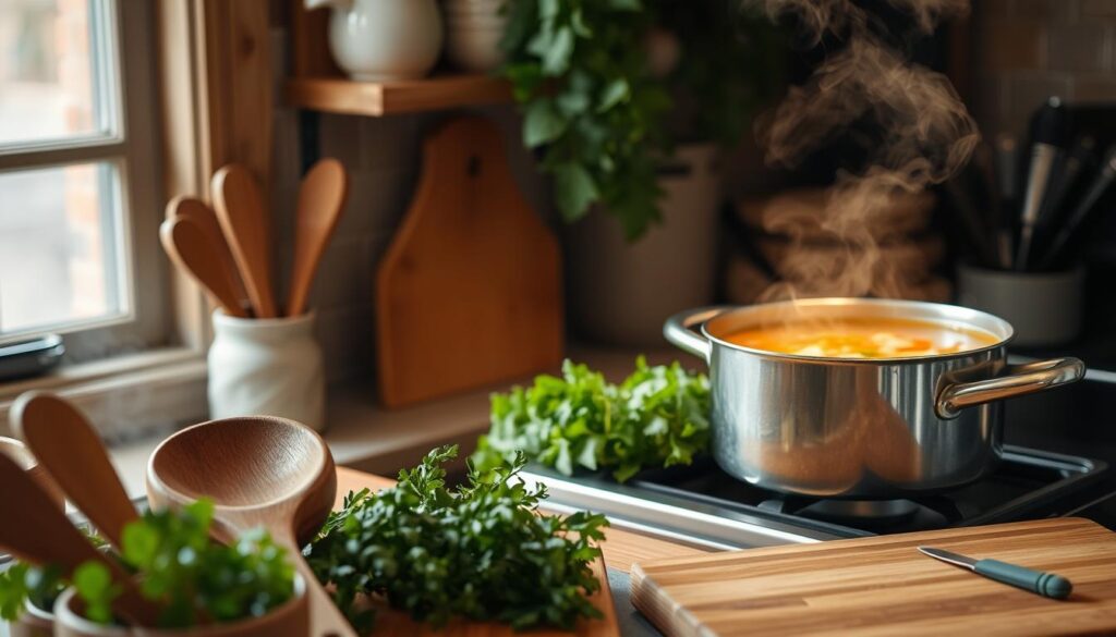 homemade chicken soup