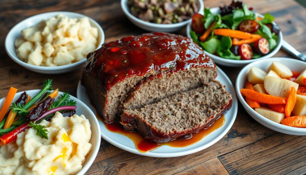 meatloaf with side dishes