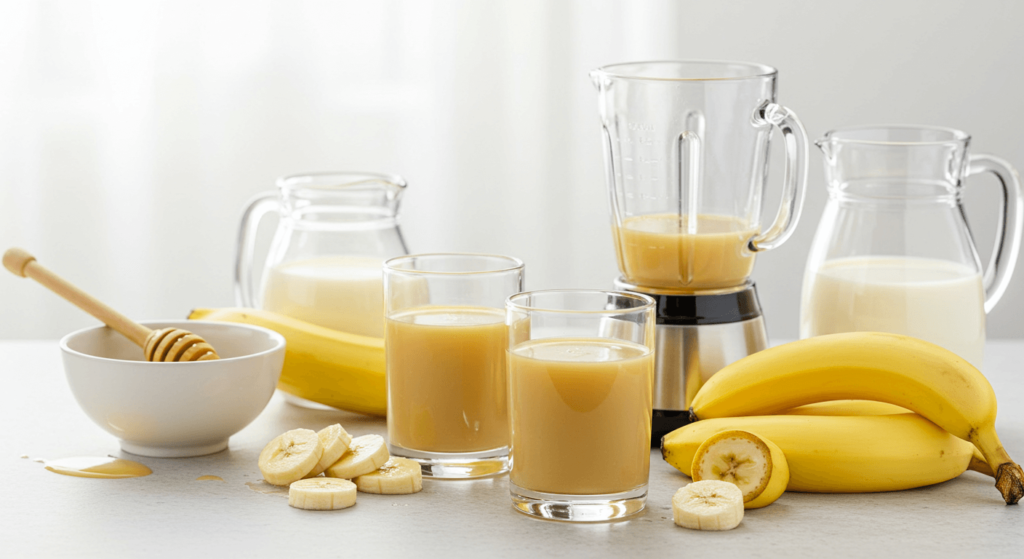 How to make banana juice