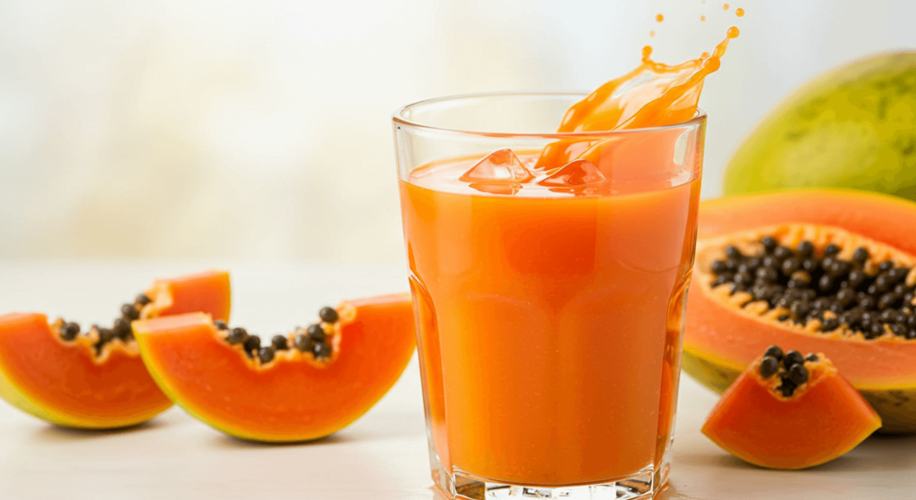 Papaya juice recipe