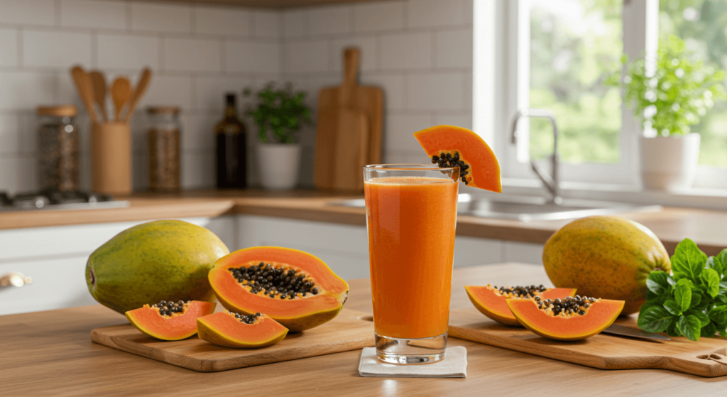 How to make papaya juice