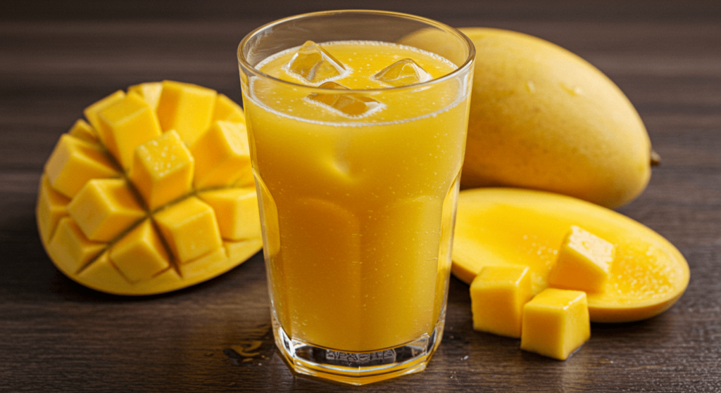 Healthy mango juice
