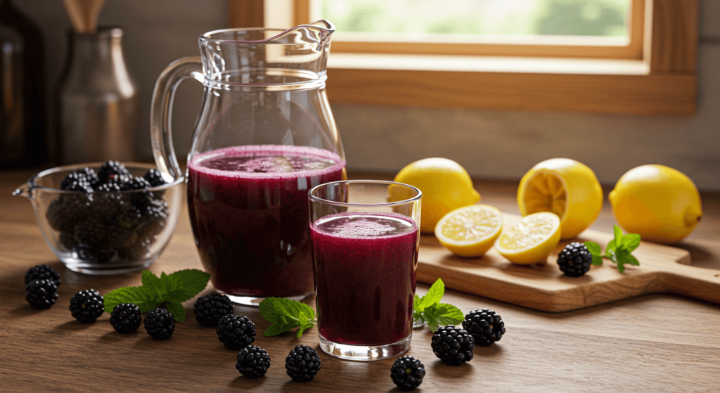 How to make blackberry juice
