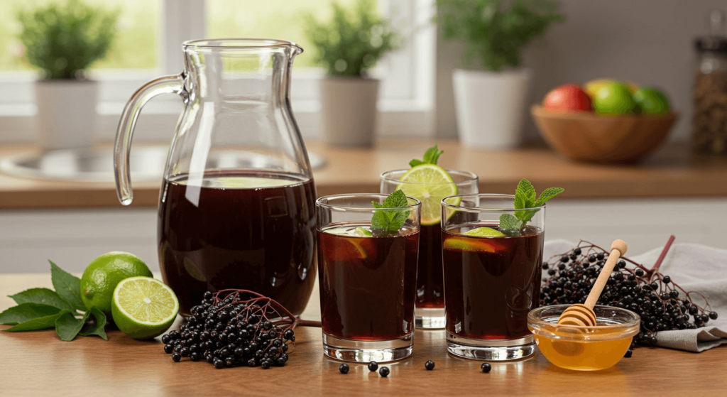 Elderberry juice