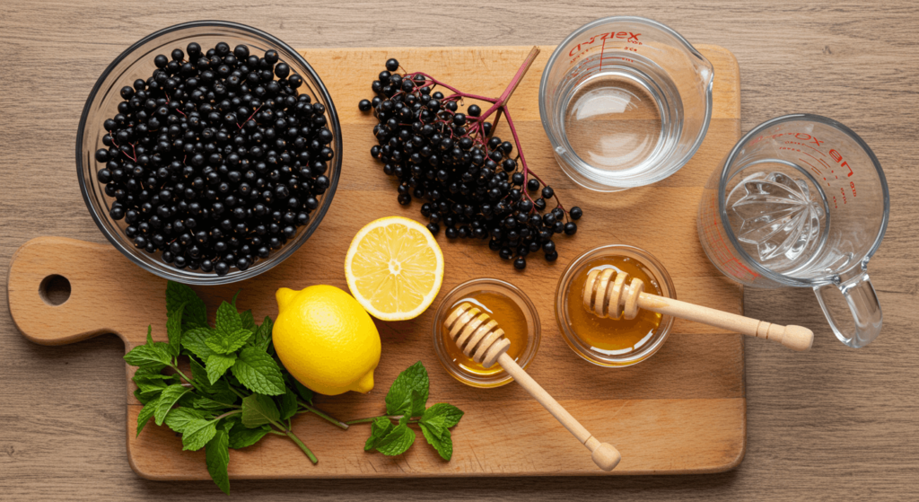 elderberry juice ingredients
