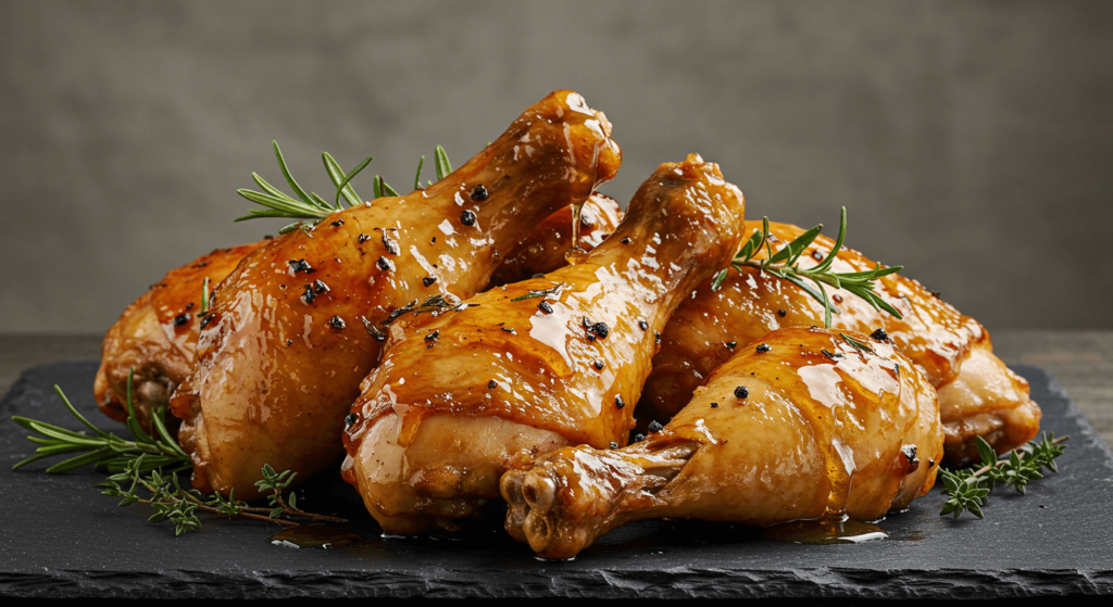 Honey glazed chicken