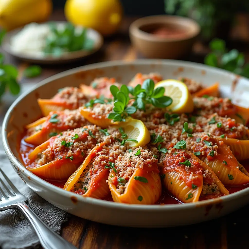 Best Stuffed Shells with Meat Recipe